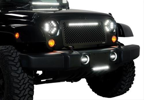 Putco Luminix LED Headlights-Fog Lights Kit 11-18 Jeep Wrangler - Click Image to Close